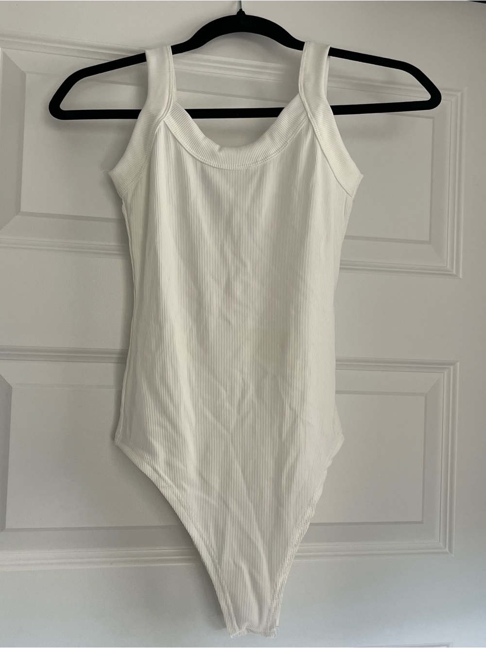Bayse White Ribbed Girls' One-Piece Bodysuit